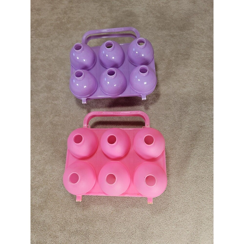 Jell-O Jigglers Mold Easter Jello Shots Set Of 2 Smooth & Textured Pink Purple